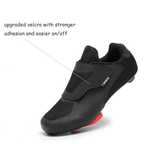 Image of Womens Cycling Shoes Compatible with Peloton Indoor Road Bike Riding Shoes Pre-Installed Delta Cleats Clip Outdoor Pedal