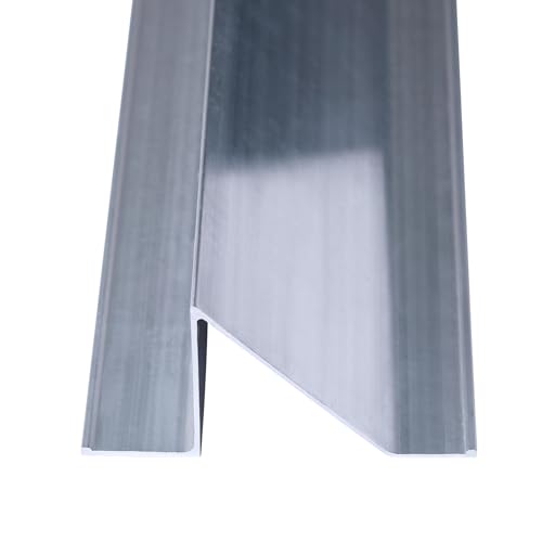 NIDAYE 20 Pack 48 Inch Aluminum Roof Snow Guards Metal Roof Snow Stops with Screws Ice Guards for Metal Roofing Panels Prevent & Ice Sliding Silver