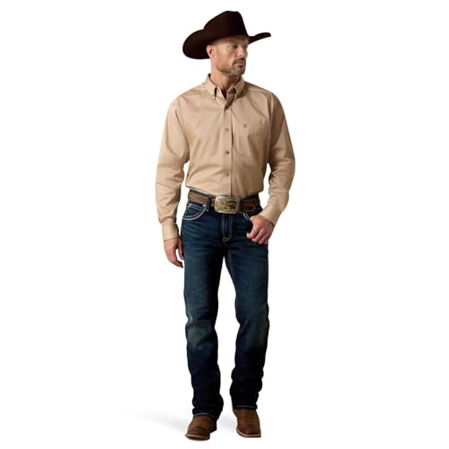 Image of Ariat Men's Solid Twill Classic Fit Shirt