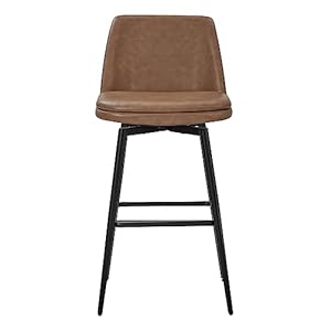 Chitaswivelbarstoolsfsccertifiedupholsteredfauxleatherbarstoolssetof2metalbase303seatheightsaddlebrown  Urban Country Home Decor Chita swivel barstools fsc certified upholstered faux leather bar stools set of 2 metal base 303 seat height saddle brown  urban country home decor
