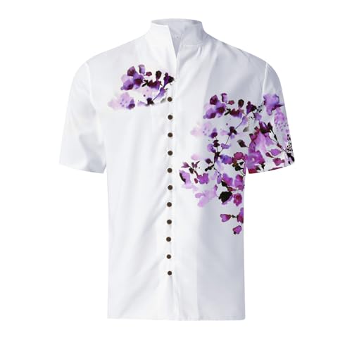 Generico Camicie da Uomo Particolari Miglior Prezzo Estive Lino Coreana