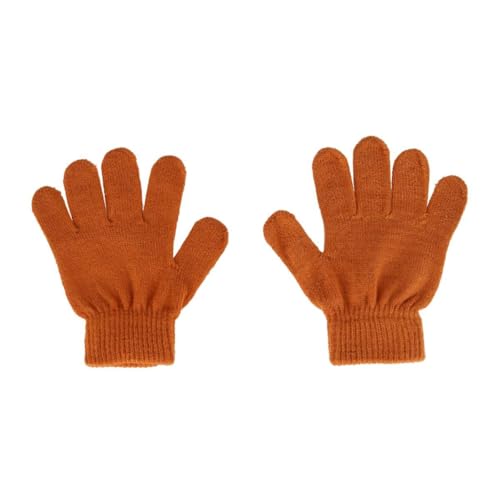 Image of Girl's 4-6x Striped 2-Piece Winter Beanie and Glove Set