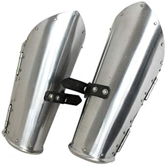 Wholesale Gallery MedievalDepot Cavalier Plate Armor Bracers - Overall 10" - 16 Gauge Carbon Steel - Leather Lined & Adjustable Fit - Combat, LARP & Reenactment