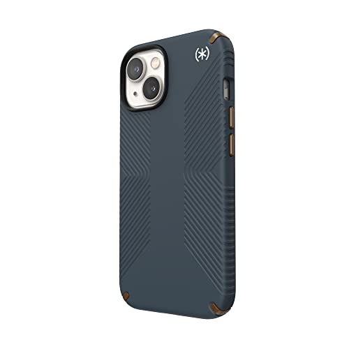 Image of Speck Presidio2 Grip MagSafe iPhone 14 Case, Charcoal, 150059-3068