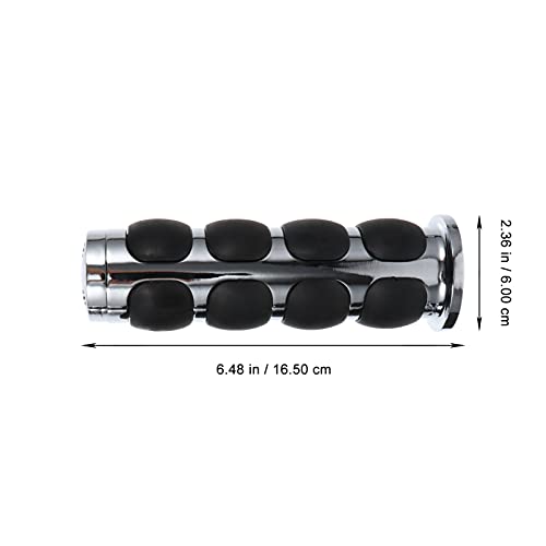 Abaodam 1 par de manoplas de guidão vintage para motocicleta, aderência antiderrapante para mão e mo