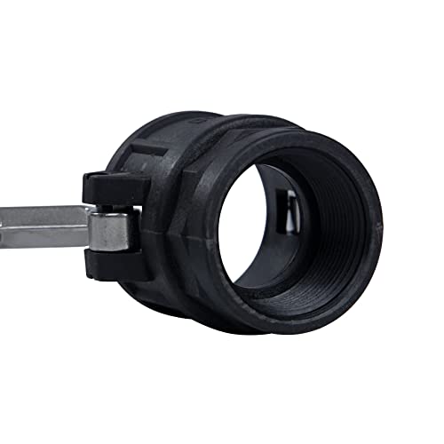 Quafwia 2pcs Polypropylene Camlock Fittings (1-1/2"Type D) Standard Camlock Fitting, Female Coupler x Female Thread Cam lock Fittings With Camlock Gasket Inside (1-1/2") by quafwia - Used condition - Image 5