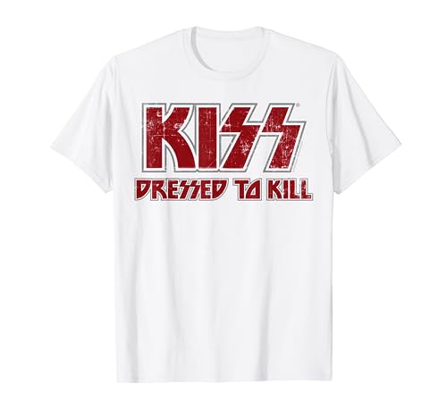 Image of KISS - Cherry Red Dressed to Kill T-Shirt