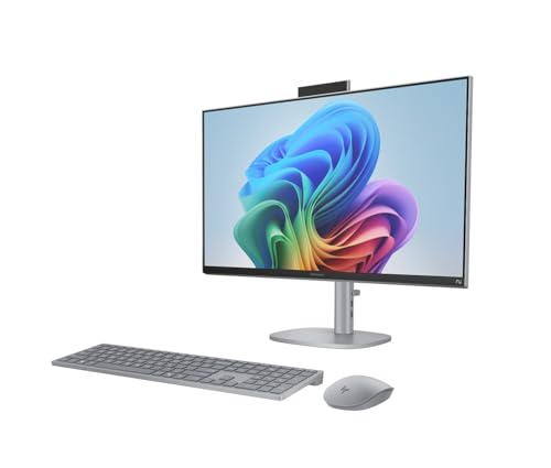 Image of HP OmniStudio X Copilot + All-in-One 27 inch IPS 4K UHD (3840x2160) Display AI PC (Intel Ultra 7-256V (47 NPU Tops), 16GB LPDDR5X, 1TB SSD, Intel Arc 140V, WiFi 6, Webcam, Bluetooth 5.4, Win 11 Home)