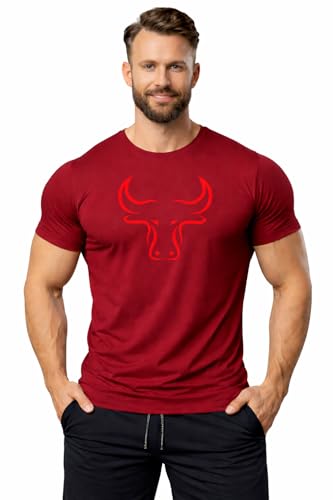 Image of 3Colours RGB Active Fit T-Shirt - Lightweight Polyester Sportswear-Bull