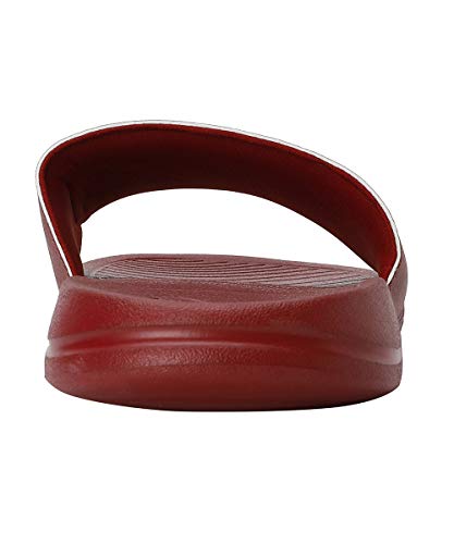 Image of PUMA Unisex Adult Popcat 20 Slide Sandal, Red Dahlia White, 3 UK
