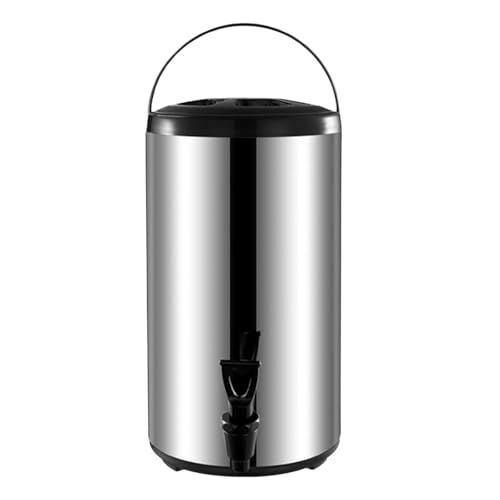 Dispensador de bebidas con aislamiento térmico doble capa para conservar el frío y calor por horas 7
