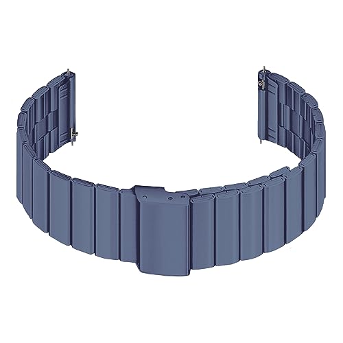 Image of ACM Watch Strap Stainless Steel Metal 22mm compatible with Fire-Boltt Invincible Plus Bsw097 Smartwatch Adjustable Belt Band Grey