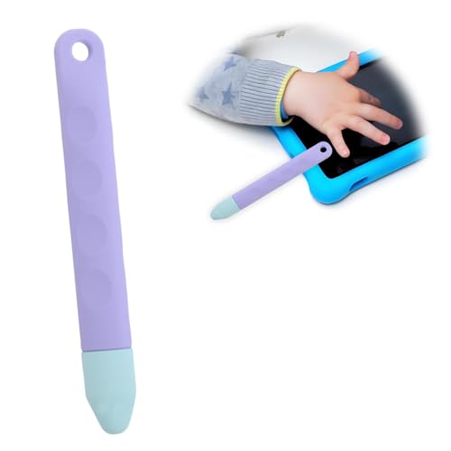WeddHuis DIGIROOT 1 Pezzo Penna Tablet per Bambini per Touchscreen Stylus, Compatibile con Amazon Fire HD 8 Kids Tablet, iPad, iPhone, Tablet, Kindle e Tutti i Dispositivi Touchscreen (Viola)