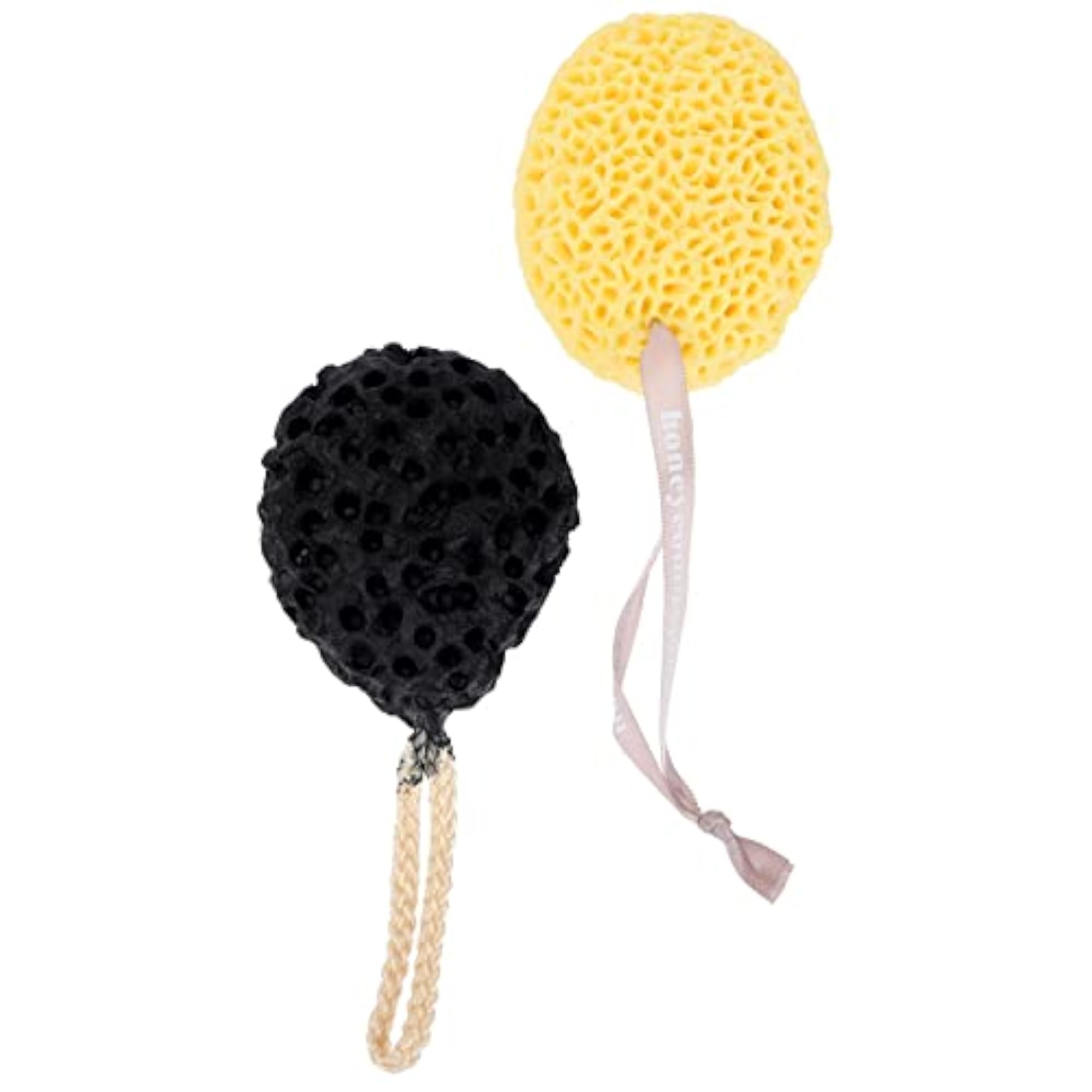 2Pcs Greek Seaweed Bath Sponge Balls for Home Use