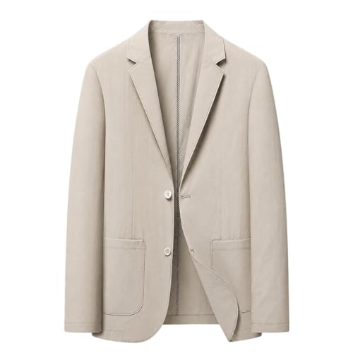 Blazer en nylon homme coupe ajustée et manches longues pour le quotidien