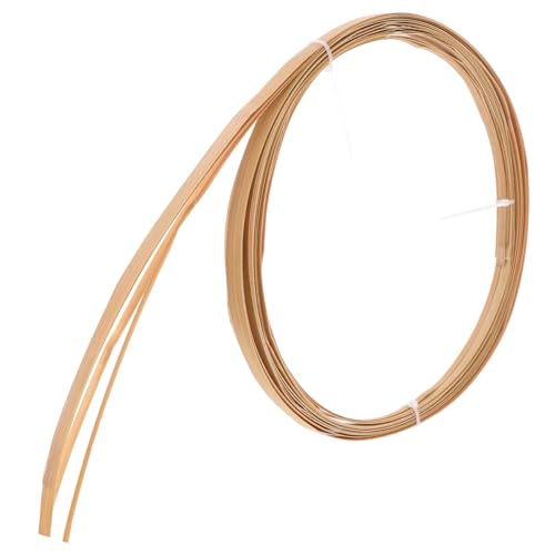 DOITOOL 4 Strisce Rattan Naturale per Fai da Te da Materiali per Cesti e Riparazioni Strisce Piatte Legno per Lavori Artigianali Larghe