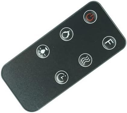 Remote Control for DecExpert IF-1330TCL IF-1340TCL IF-1350TCL & GMHome IF-1370G IF-1380G 20060BK 20060WH Wall-Mount Metal Smart Electric Fireplace Heater