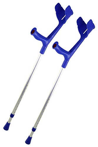 Unterarm-Gehstützen Magic Soft blau 2 Stützen (Paar)