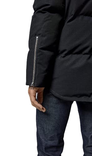 Moose Knuckles Men's Down 3/4 Jacket, Black/White, Xxlarge #TOP4