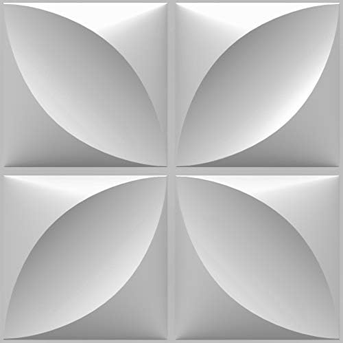 Decorative 3D Wall Panels Textured for Interior and Exterior Wall Decor. Design Boards. Pack of 12 Tiles. Madrid Model
