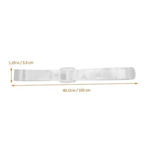 2Pcs Transparent Waist Belts for Women Casual Dress Straps Comfortable and Breathable Versatile for Jeans and Daily Wear4