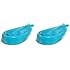 Skip Hop Baby Bath Tub, 3-Stage Smart Sling Tub, Moby, Blue (Pack of 2)