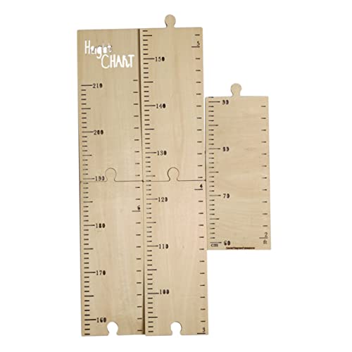 CIMAXIC Height Measurement Ruler for Wooden Adhesive Growth Wall Chart Stylish Height Growth Chart for Room Decor