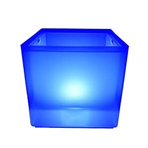 ijsemmer LED IJsemmer RGB Kleur Veranderende Dubbellaags Vierkante Bar Bier Ijs Emmer Ijs Wijn Bucket 3,5 L Voor Partij, Thuis, Bar (Color : 1pc)