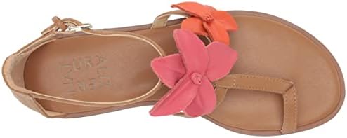 Naturalizer Womens Farah Leather Ankle Strap Flat Sandals Tan Review | Image 4