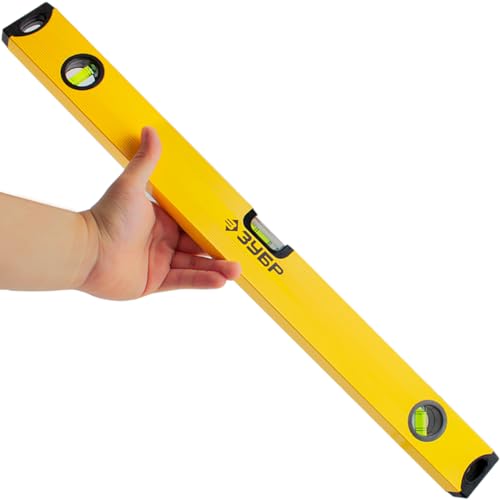Nível De Alumínio Com Base Magnética 24 Polegadas 60cm De Mão 3 Bolhas