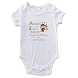 LolaPix Body Yo tambien Estuve en la Boda Bebe. Bodys Personalizados para Bebes. Regalo Personalizado Boda para Bebé. Manga Corta y Larga - Tallas de 0 a 18 meses. Casados