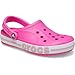 Crocs Unisex Bayaband Clogs, Electric Pink Petal Pink, 5 UK Men/ 6 UK Women