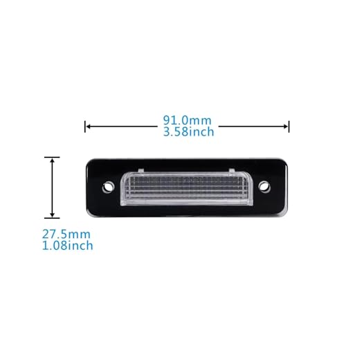 Luz LED placa matrícula de alta luminosidad blanca para modelos E30 y E24 4