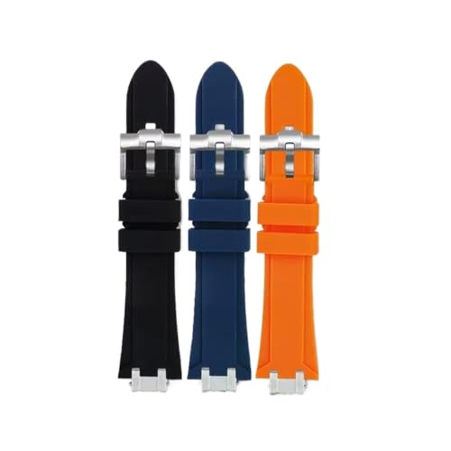 Bracelet silicone pour Maurice Lacroix Aikon AI6008 acier