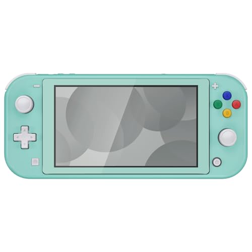 Image of eXtremeRate Misty Green DIY Replacement Shell for Nintendo Switch Lite, NSL Handheld Controller Housing w /Screen Protector, Custom Case Cover for Nintendo Switch Lite