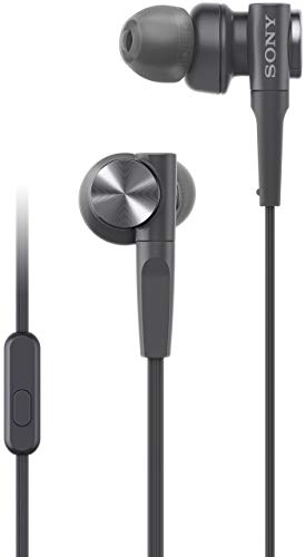 Image of (Renewed) Sony MDR-XB55AP Premium Wired In Ear Headphone with Mic (Black)