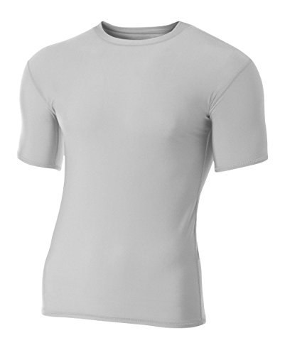 A4 Compression Crew manches courtes homme anti-transpiration et soutien musculaire