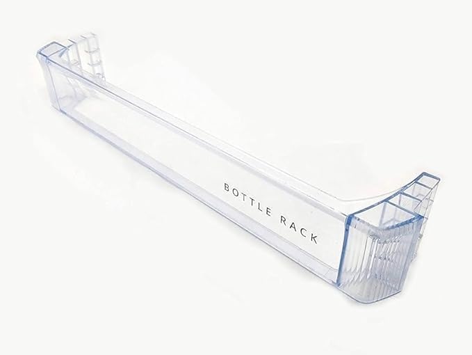 Plastic Fridge Bottle Shelf | Compatible with Whirlpool Single Door Refrigerator | Clear & Heavy Bottle Rack Holder | Part Code: W10418661 | Pack of 1