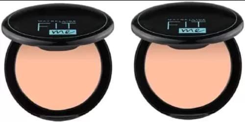 Image of Maybelline New York Natural Compact Powder For All Skin Types 115 Ivory 8G X 2Pcs Compact (Ivory, 16 G), Multicolor