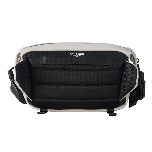Image of Vanguard VEO Lite W3L Camera & Everyday Waist Pack (Cream) - 3L Capacity, Fits Mirrorless Camera + Accessories, Tripod Strap, Adjustable Wear, Easy-Clean Water-Resistant Design