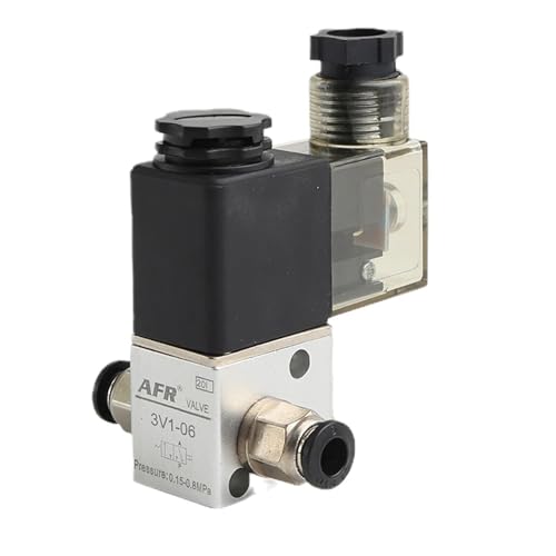 Électrovanne 3V1 12V distributeur pneumatique 3 voies 2 positions