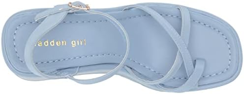 Madden Girl Women's Vault Wedge Sandal, Baby Blue, 10 | Image 4