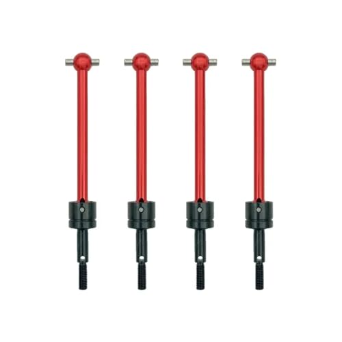 For Tamiya DT03 For TT02B For TT-02B RC �J�[ 64 �~�����[�g�� 4 ���� CVD �J���_���h���C�u�V���t�g�A�b�v�O���[�h�������i�A�N�Z�T���[ RC�X�y�A�p�[�c(Red)