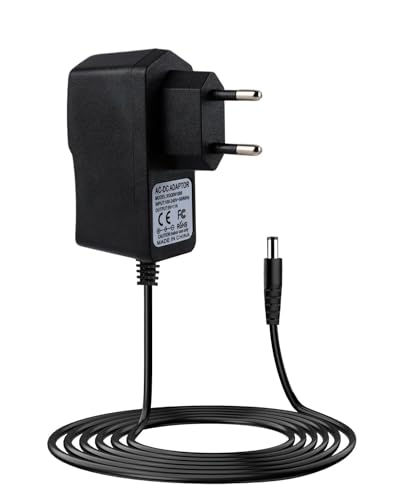 Alimentatore 9 V 1 A per Pedale Effetti Chitarra Elettrica Centro Negativo Manicotto Positivo Adattatore di Alimentazione Universale Compatibile con BOSS Behringer Donner per Stompbox, Alcune tastiere