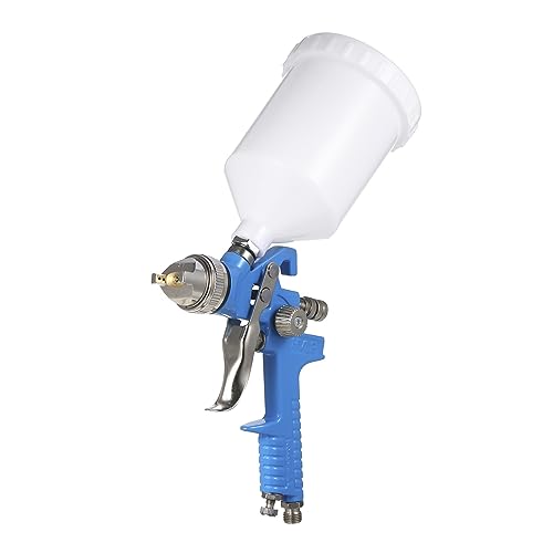 PHLeaz HVLP Mini Spray Machine Air Paint Sprayer with 1.3/1.7 mm Nozzle 600ml Gravity Feed Spray Paint Gun for Painting Automotive