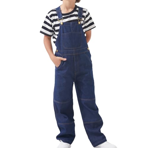 10 Best Boys Casual Overalls That Make Playtime Stylish and Fun 1 Grandwish Boys Bib Denim Overalls (Size 6-12)