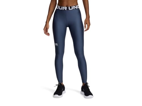 Under Armour Womens Favorite Wordmark Leggings, Downpour Gray-white, XXL