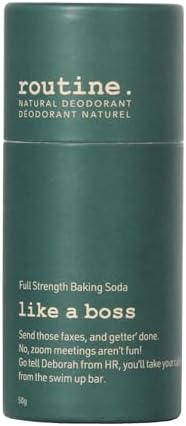 Routine Natural Deodorant Like A Boss Deo Stick | 1.7 Fluid Oz. Natural Deodorant Aluminum Free Natural Deodorant For Women & Men | (Stick Formula)