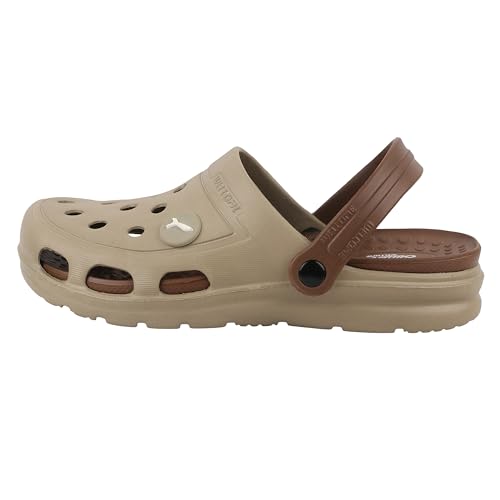 Image of Welcome Men's Casual Clogs /Sandals with Adjustable Back Strap for Adult | Comfortable & Light Weight | Stylish & Anti-Skid | Waterproof & Regular Flipflops