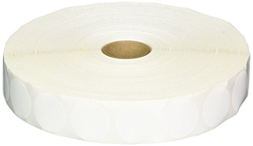 TATCO Mailing Seals,1" Diameter,3" Core,5000/RL,White, Sold as 1 Roll